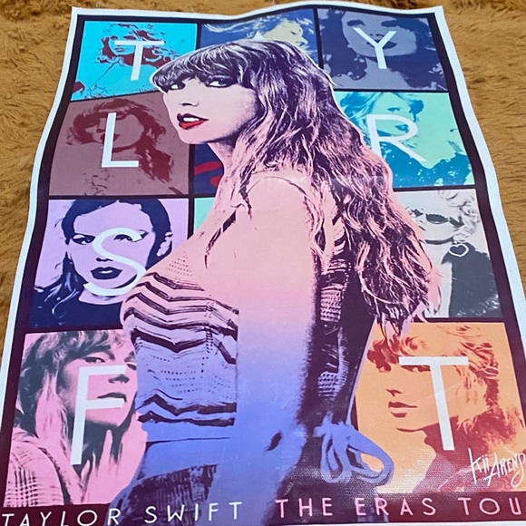 Taylor Swift Multicolor Pop Art Poster from The Eras Tour - Picture 8 of 9